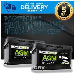 2 x AGM LPX110 12v 110ah AGM Technology Leisure Batteries 5yr Warranty