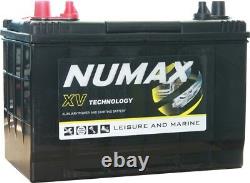 2 x Numax XV27MF 12V 95AH XV Supreme Deep Cycle Leisure Marine Batteries