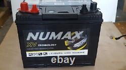 2 x (Two) 12V 80AH Deep Cycle Battery Numax XV24MF LEISURE BATTERIES