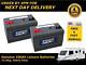 2x 100ah 110ah Leisure Battery 12v Xv31mf Charged And Ready To Go