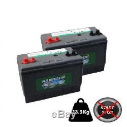 2x 100Ah 115Ah Deep Cycle Leisure Battery 12V DC31 Charged and Ready To Go