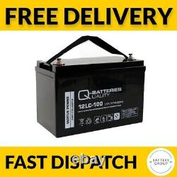 2x 100Ah 12V Deep Cycle AGM Battery for Leisure, Solar, Wind and Off-grid 12volt