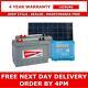 2x 100ah Leisure Batteries, 115w Solar Panel & Mppt Charger Controller Set