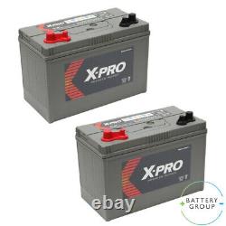 2x 110AH Leisure Battery X-Pro M31-800 12V 100AH Dual Purpose Cyclic set of 2