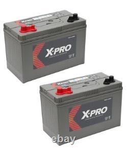 2x 110AH Leisure Battery X-Pro M31-800 12V 100AH Dual Purpose Cyclic set of 2