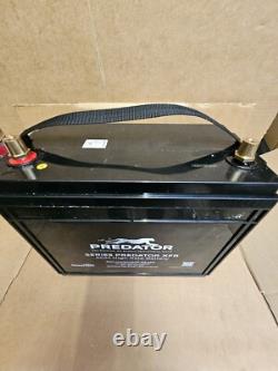 2x 12V 155AH PREDATOR AGM DEEP CYCLE LEISURE BATTERY AS (LAGM160)