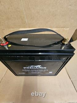 2x 12V 155AH PREDATOR AGM DEEP CYCLE LEISURE BATTERY AS (LAGM160)