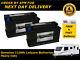 2x Hankook 110ah Deep Cycle Leisure Battery 12v Quick Delivery