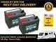 2x Hankook 80ah Leisure Battery Dc24 12v Fast Delivery