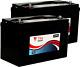 2x Tn Power 12v 100ah Lithium Leisure Batteries For Camper Motorhome Boat