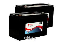 2x TN Power 12V 100Ah Lithium Leisure Batteries for Camper Motorhome Boat