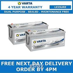 2x Varta LFD180 Dual Purpose Leisure Batteries 12V 180Ah Caravan Motorhome Boat