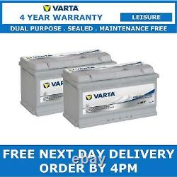 2x Varta LFD90 Dual Purpose Leisure Batteries 12V 90Ah Caravan Motorhome Boat