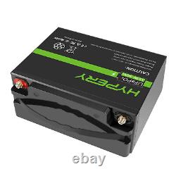 30Ah 12.8V LITHIUM Deep Cycle LiFePO4 BMS Battery For Leisure RV Solar Off- grid