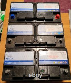 3 X Probat 12V 130AH C100 EFB AGM LEISURE BATTERY HEAVY DUTY