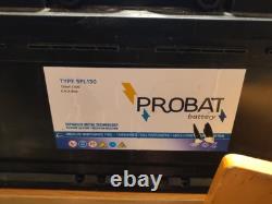 3 X Probat 12V 130AH C100 EFB AGM LEISURE BATTERY HEAVY DUTY