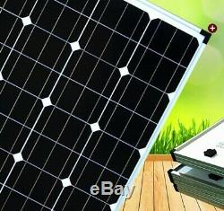 3 x 100W = 300w Mono PV Solar Panel /w 3m cable for 12v 24v battery Caravan RV