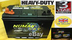 3 x Numax XV27MF 12V 100AH CXV Sealed Leisure Battery for Leisure & Marine Range