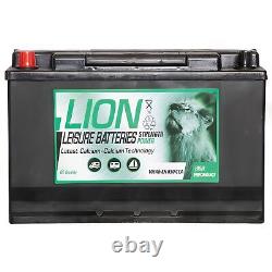 444776791 679 12V Leisure Battery 2 Year Guarantee 105AH 720CCA 1/1 Spare Lion
