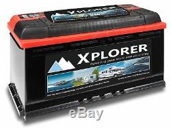 4X 12V Xplorer 110AH AGM Leisure Batteries UItra Deep Cycle. 5 Year Warranty