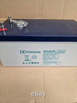4X 12v 280AH Sealed Multipurpose AGM Leisure Battery Motorhome Caravan
