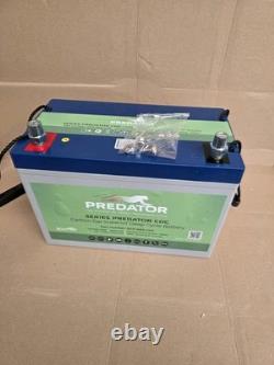 4X Predator Non Spill AGM / GEL 12v Massive 110ah Sealed Marine Leisure Battery