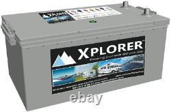 4 X Deal of 12V XPLORER SEALED CALCIUM 225 AH LEISURE BATTERIES