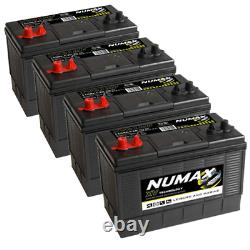 4 x 12V 105AH Numax XV31 Supreme HD Ultra Deep Cycle Leisure Marine Battery