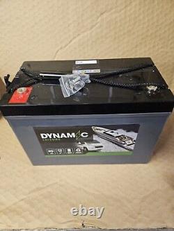 4x Non Spill AGM / GEL 12v Massive 130 ah Sealed Marine / Leisure Battery