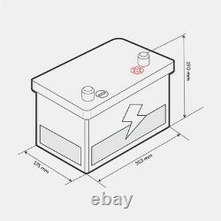 610 Sealed Leisure Battery Low Box 12V 100Ah 750cca 0/1 B13 2 Year Warranty Lion