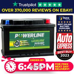 82AH LEISURE BATTERY POWERLINE KING POWER XV100 replaces 100ah