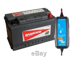 85Ah 12V Deep Cycle Leisure Battery & Victron Energy 7Amp Smart Trickle Charger