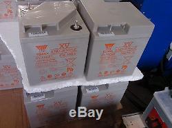 8 Yuasa 6v gel battery Bank 12V 400AH Sealed lead UPS solar/wind leisure/Invert