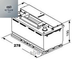 90AH 12V LEISURE BATTERY for CARAVAN CAMPERVAN MOTORHOME