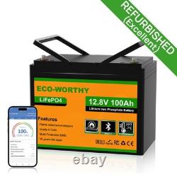 99.9% New? 12V 100Ah Lithium Leisure Battery Bluetooth Low Temperature Motorhome