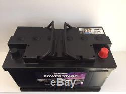 AGM 110 12v 80ah Sealed Boat Starter & Leisure Deep Cycle Battery