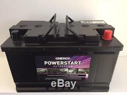 AGM 110 12v 80ah Sealed Boat Starter & Leisure Deep Cycle Battery