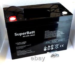 AGM Deep Cycle Leisure Battery 12V 120AH 12VSLA30N Caravan Motorhome Marine Boat