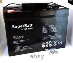 AGM Deep Cycle Leisure Battery 12V 120AH 12VSLA30N Caravan Motorhome Marine Boat