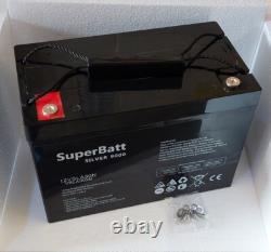 AGM Deep Cycle Leisure Battery 12V 120AH 12VSLA30N Caravan Motorhome Marine Boat