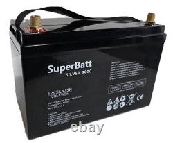 AGM Deep Cycle Leisure Battery 12V 140AH 12VSLA33N Caravan Motorhome Marine Boat