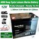 Agm Deep Cycle Leisure Battery 12v 90ah 12vsla26n Electric Outboard Marine Boat
