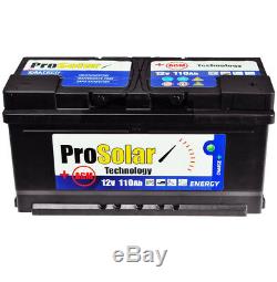AGM Solar Battery USV 110Ah Prosolar Maintenance-Free Emergency Power Insead Of