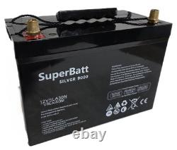 AGM Ultra Deep Cycle Leisure Marine Battery 12V 130AH Heavy Duty 12VSLA30N
