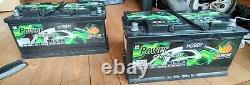 A pair of 12v 100Ah Leisure High Power Deep Cycle Batteries, hardly used