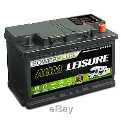 Advanced LP85 AGM Leisure Battery 85ah 12v LOW PROFILE BATTERIES