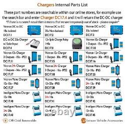 Battery Smart Charger Mains 7-Stage to 12v DC 10a Campervan Boat Leisure DC17.40