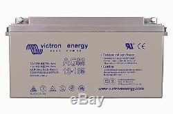 Battery discharge slow camping car boat AGM Victron 12v 165ah BAT412151080