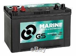 Brand New GS-M27-90 Leisure / Marine Battery 12V 90Ah 720CCA