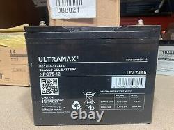 CUSTOMER RETURN 12V 75AH (AS 70AH & 80AH) AGM/GEL Mobility Battery, LEISURE